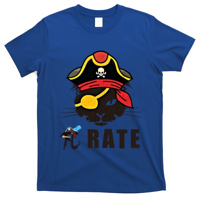 Funny Cat Pi Day Pirate Happy Pi Day Gift T-Shirt