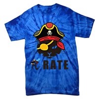 Funny Cat Pi Day Pirate Happy Pi Day Gift Tie-Dye T-Shirt