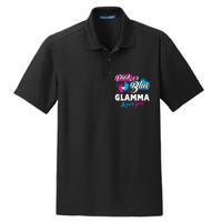 Funny Cute Pink Or Blue Glamma Loves You Gender Reveal Dry Zone Grid Polo