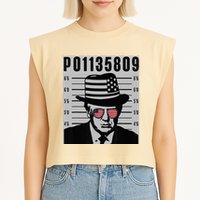 Funny Code P01135809 Garment-Dyed Women's Muscle Tee
