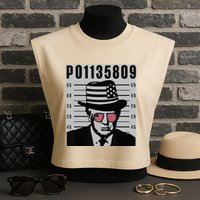 Funny Code P01135809 Garment-Dyed Women's Muscle Tee