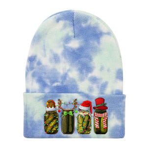 Funny Canned Pickles Christmas Homemade Pickle Jar Retro Tie Dye 12in Knit Beanie