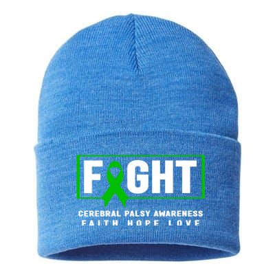 Fight Cerebral Palsy Great Gift Meaningful Gift Cerebral Palsy Awareness Gift Sustainable Knit Beanie