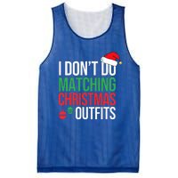 Family Christmas Pajamas I Dont Do Matching Christmas Outfit  Mesh Reversible Basketball Jersey Tank