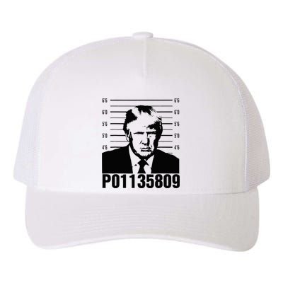 Funny Code P01135809 Trump Mug Shot Yupoong Adult 5-Panel Trucker Hat