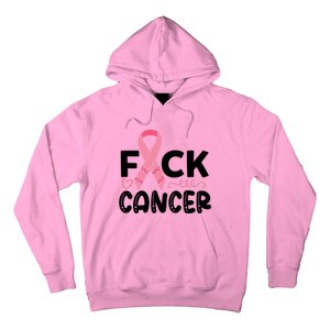 Fuck Cancer Pink Ribbon Breast Cancer Hoodie