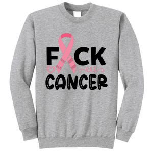 Fuck Cancer Pink Ribbon Breast Cancer Sweatshirt