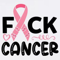 Fuck Cancer Pink Ribbon Breast Cancer Cooling Performance Crew T-Shirt