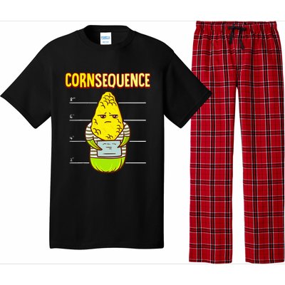 Funny Corn pun for corn lovers or farmers best gift idea Pajama Set