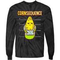 Funny Corn pun for corn lovers or farmers best gift idea Tie-Dye Long Sleeve Shirt