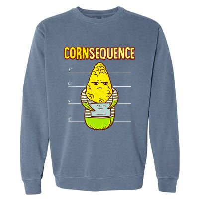 Funny Corn pun for corn lovers or farmers best gift idea Garment-Dyed Sweatshirt