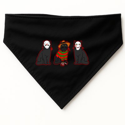 Funny Cat Parody Horror Movie Black Cat USA-Made Doggie Bandana