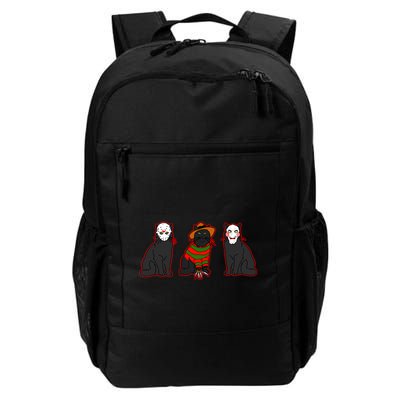 Funny Cat Parody Horror Movie Black Cat Backpack