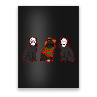 Funny Cat Parody Horror Movie Black Cat Poster