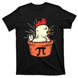 Funny Chicken Pot Pi Day Pie Math Lover Geek 3 14 T-Shirt