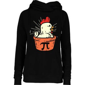 Funny Chicken Pot Pi Day Pie Math Lover Geek 3 14 Womens Funnel Neck Pullover Hood