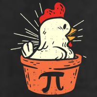 Funny Chicken Pot Pi Day Pie Math Lover Geek 3 14 Trucker Hat