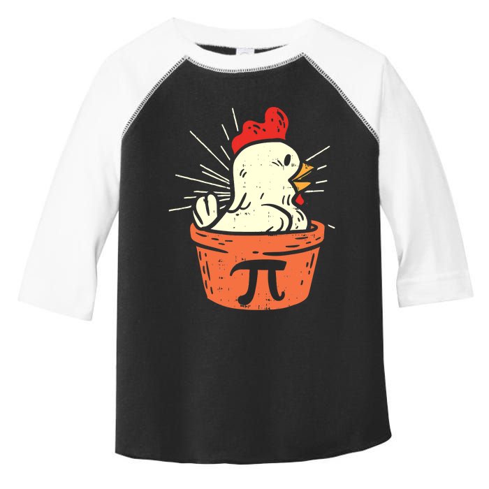 Funny Chicken Pot Pi Day Pie Math Lover Geek 3 14 Toddler Fine Jersey T-Shirt