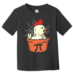 Funny Chicken Pot Pi Day Pie Math Lover Geek 3 14 Toddler T-Shirt