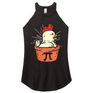 Funny Chicken Pot Pi Day Pie Math Lover Geek 3 14 Women's Perfect Tri Rocker Tank