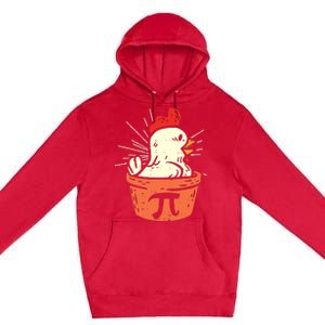 Funny Chicken Pot Pi Day Pie Math Lover Geek 3 14 Premium Pullover Hoodie