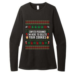 Funny Computer Programmer Christmas Gift Womens CVC Long Sleeve Shirt