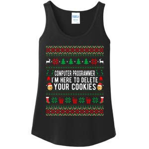 Funny Computer Programmer Christmas Gift Ladies Essential Tank