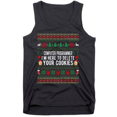 Funny Computer Programmer Christmas Gift Tank Top