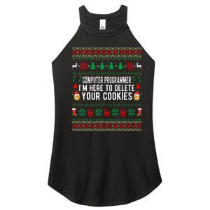 Funny Computer Programmer Christmas Gift Women's Perfect Tri Rocker Tank