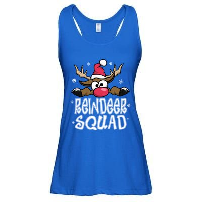 Family Christmas Pajamas Reindeer Squad Matching Christmas Ladies Essential Flowy Tank