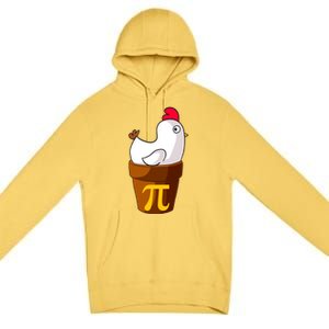 Funny Chicken Pot Pi Day Pie Math Lover Teacher Gift Premium Pullover Hoodie