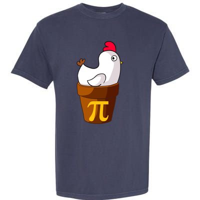 Funny Chicken Pot Pi Day Pie Math Lover Teacher Gift Garment-Dyed Heavyweight T-Shirt