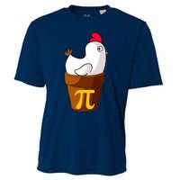 Funny Chicken Pot Pi Day Pie Math Lover Teacher Gift Cooling Performance Crew T-Shirt