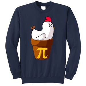 Funny Chicken Pot Pi Day Pie Math Lover Teacher Gift Sweatshirt