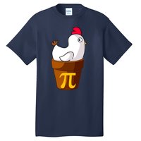 Funny Chicken Pot Pi Day Pie Math Lover Teacher Gift Tall T-Shirt