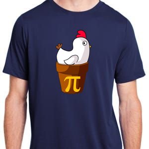 Funny Chicken Pot Pi Day Pie Math Lover Teacher Gift Adult ChromaSoft Performance T-Shirt