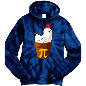 Funny Chicken Pot Pi Day Pie Math Lover Teacher Gift Tie Dye Hoodie