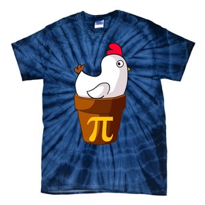 Funny Chicken Pot Pi Day Pie Math Lover Teacher Gift Tie-Dye T-Shirt