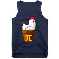 Funny Chicken Pot Pi Day Pie Math Lover Teacher Gift Tank Top