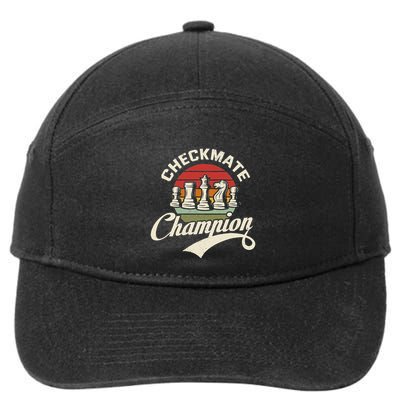 Funny Chess Player Board Game Chess 7-Panel Snapback Hat