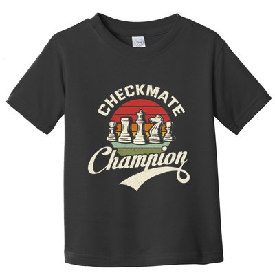 Funny Chess Player Board Game Chess Toddler T-Shirt