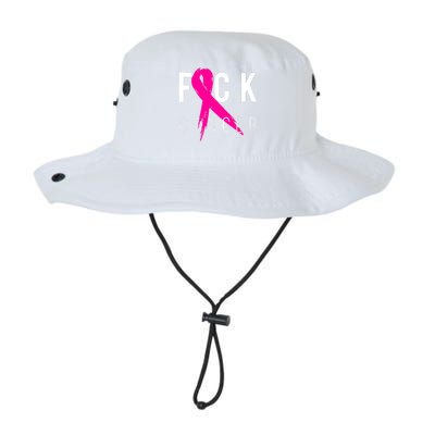 Fuck Cancer Pink Ribbon Breast Cancer Awareness Gift Legacy Cool Fit Booney Bucket Hat