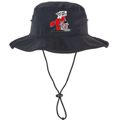 Funny Crawfish Pun Say No To Pot Lobster Festival Crayfish Bucket Hat