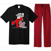 Funny Crawfish Pun Say No To Pot Lobster Festival Crayfish Pajama Set