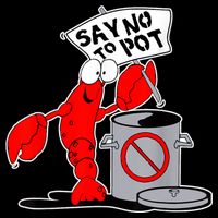 Funny Crawfish Pun Say No To Pot Lobster Festival Crayfish Visor