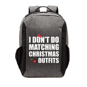 Family Christmas Pajamas I Dont Do Matching Christmas Outfits Vector Backpack