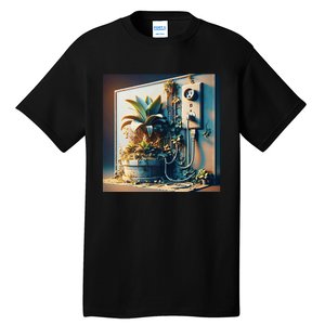 Fantasy Cute Power Plant Pot Tall T-Shirt