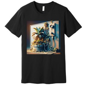 Fantasy Cute Power Plant Pot Premium T-Shirt