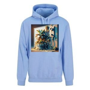 Fantasy Cute Power Plant Pot Unisex Surf Hoodie