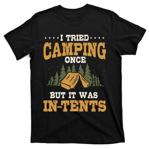 Funny Camping Pun Love Camp Humor InTents Camping T-Shirt